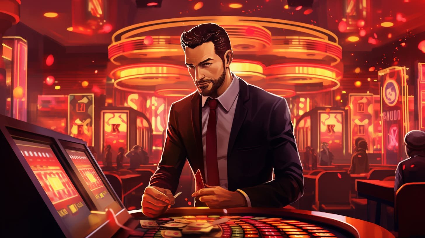 Layar dealer langsung topwin138 menampilkan meja baccarat dengan opsi taruhan dan statistik permainan real-time